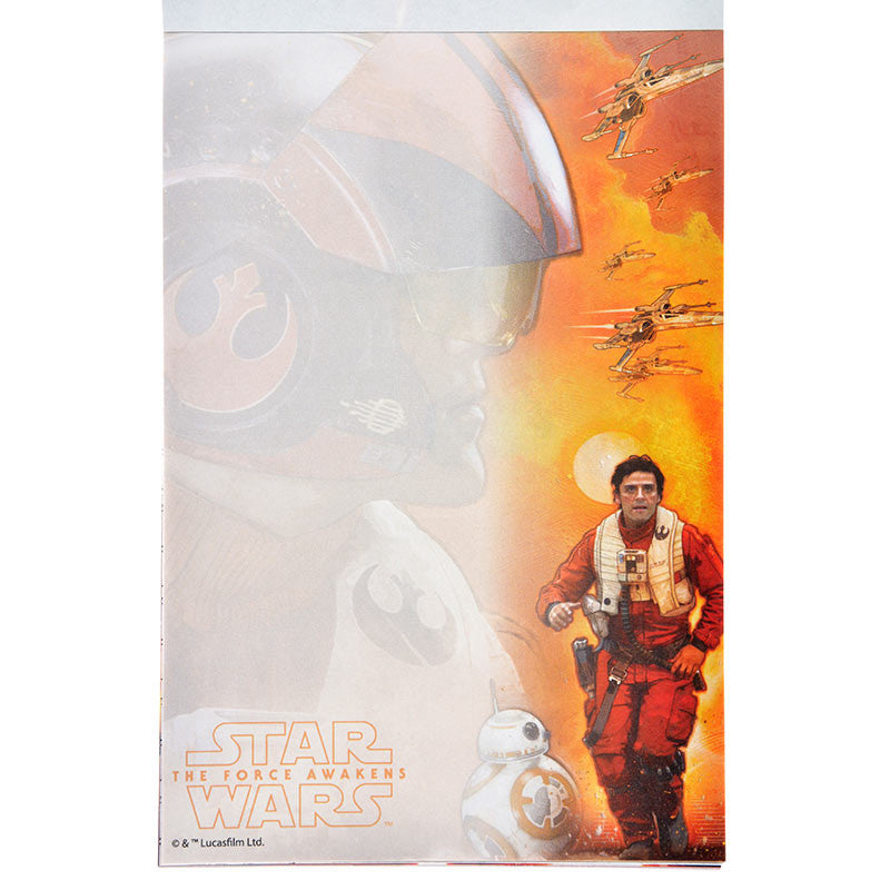 Memo A6 Size Star Wars The Force Awakens Stationery Disney Store Japan