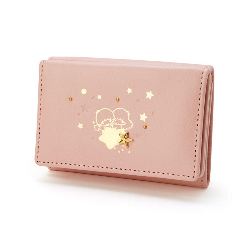 Little Twin Stars Kiki Lala Leather Trifold Wallet Sanrio Japan With Box