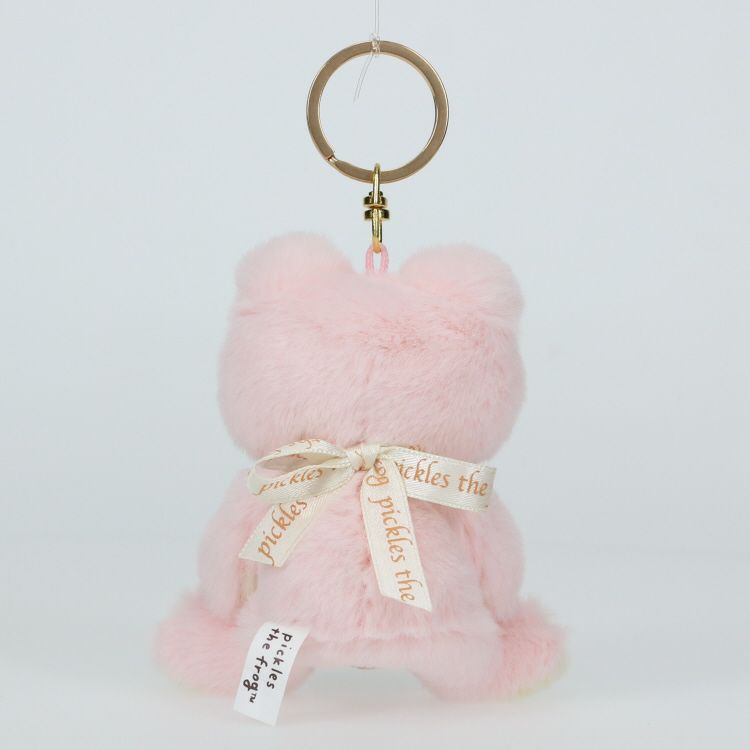 Pickles the Frog Plush Keychain with Pierre Sweet Color Pink Japan