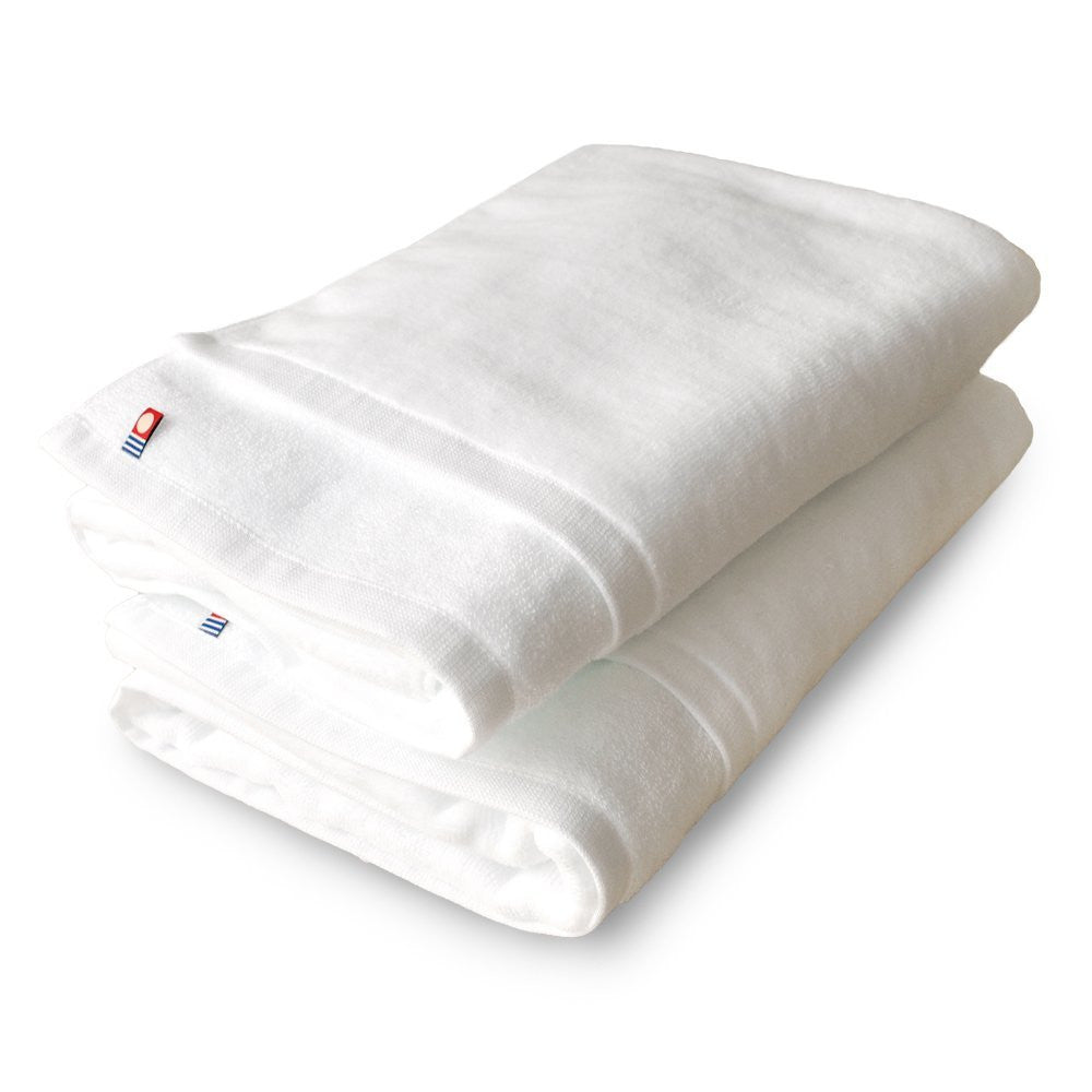 Imabari Bath Towels Cotton 100% Baby White 2 sheets Made in Japan