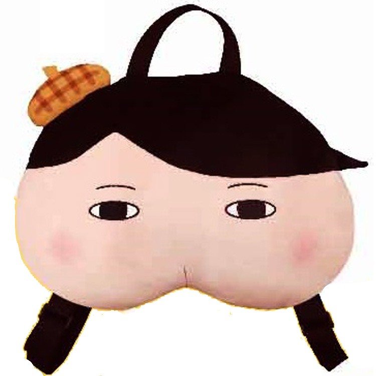 Oshiritantei Butt Detective Plush Backpack Soft Mochi A Normal Face Japan Kids