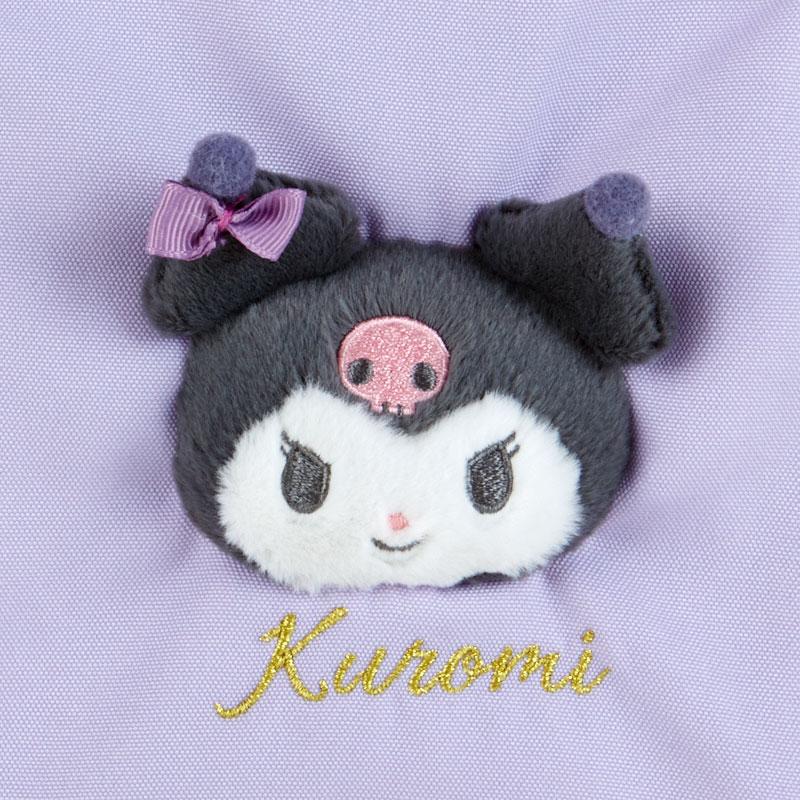 Kuromi Boa Drawstring Pouch Face Nuance Color Sanrio Japan