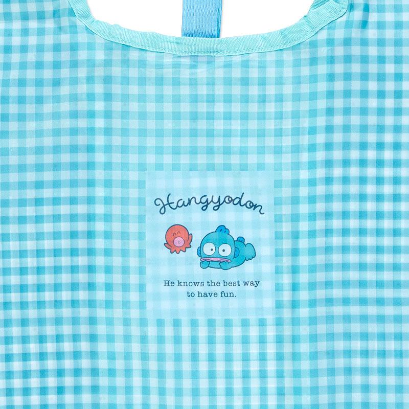 Hangyodon Eco Shopping Tote Bag S Plaid Sanrio Japan