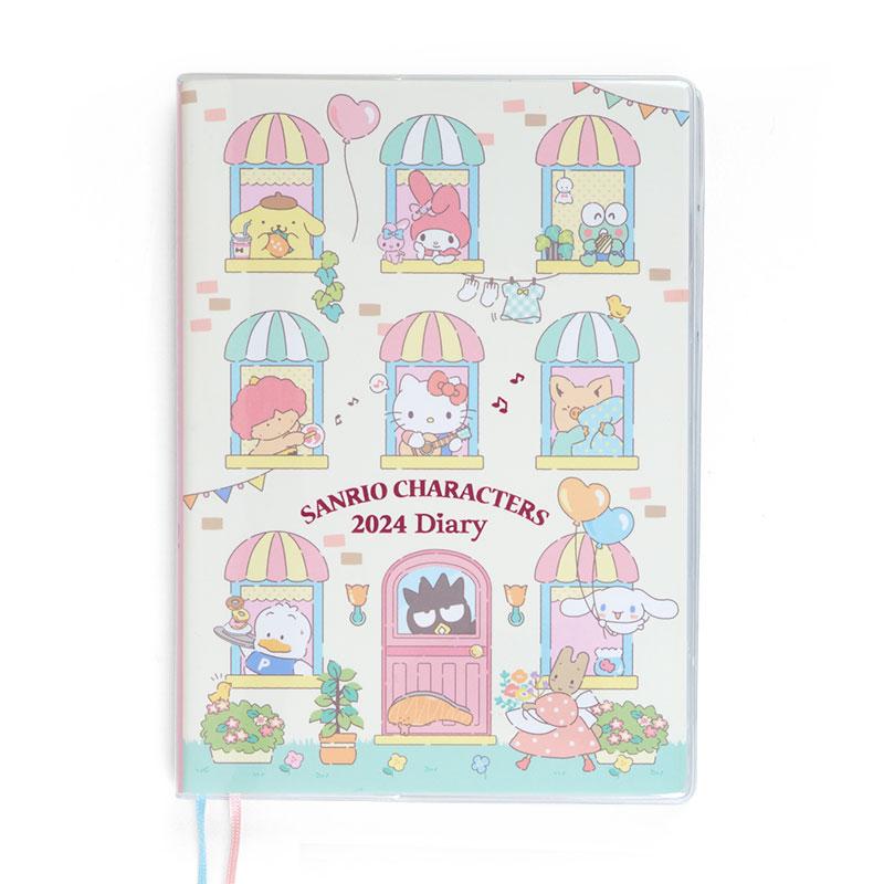 Sanrio Character 2024 Schedule Book B6 Weekly Block Japan