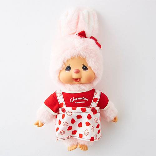 Chimutan Doll M Strawberry Monchhichi Japan 2019