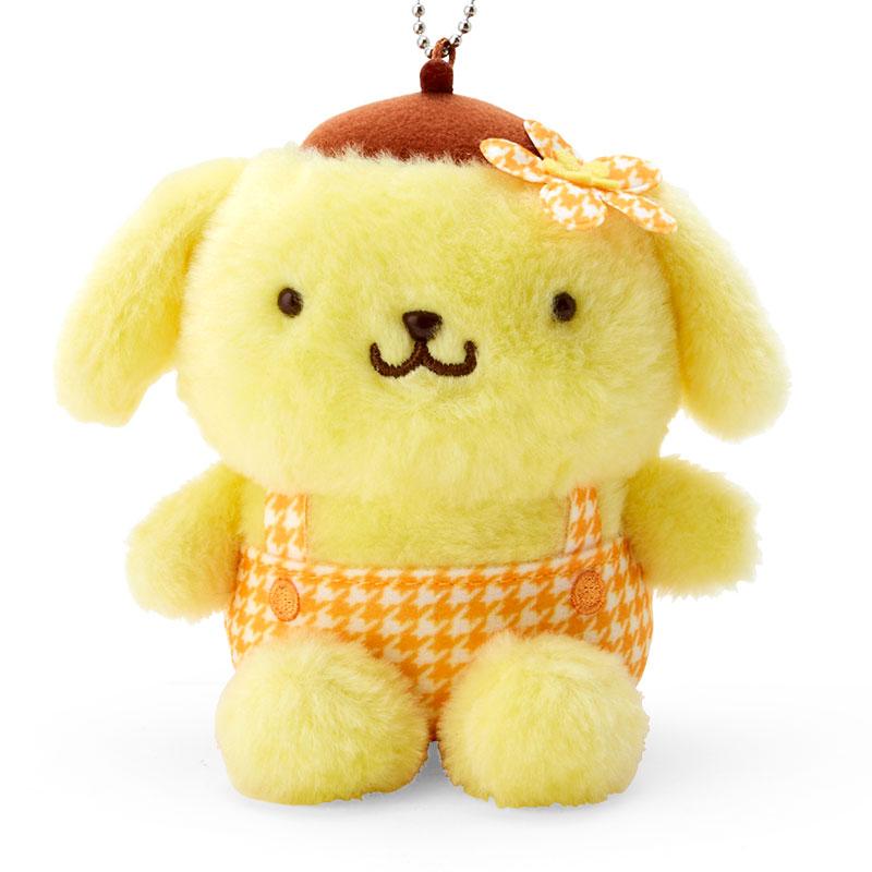Pom Pom Purin Plush Mascot Holder Keychain Flower Sanrio Japan 2023