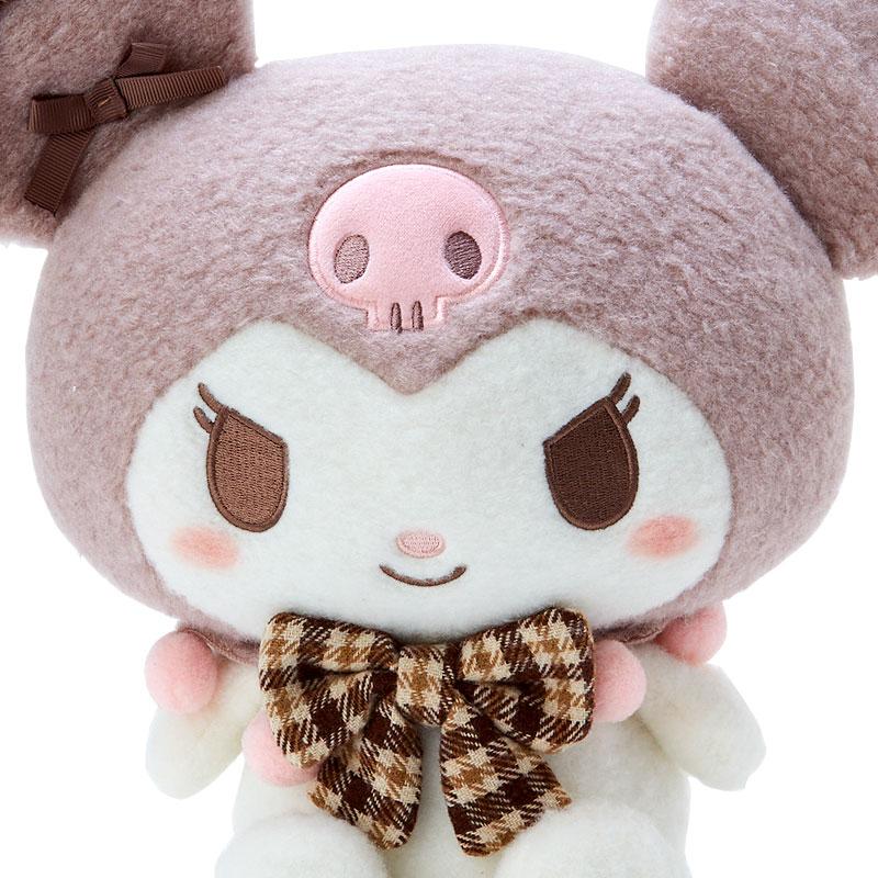 Kuromi Plush Doll M Howa Mocha Plaid Sanrio Japan 2023