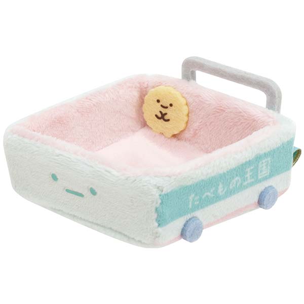 Sumikko Gurashi Shipping cart mini Tenori Plush Doll Food Kingdom San-X Japan