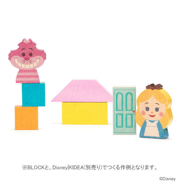KIDEA Toy Wooden Blocks House Set Disney Store Japan