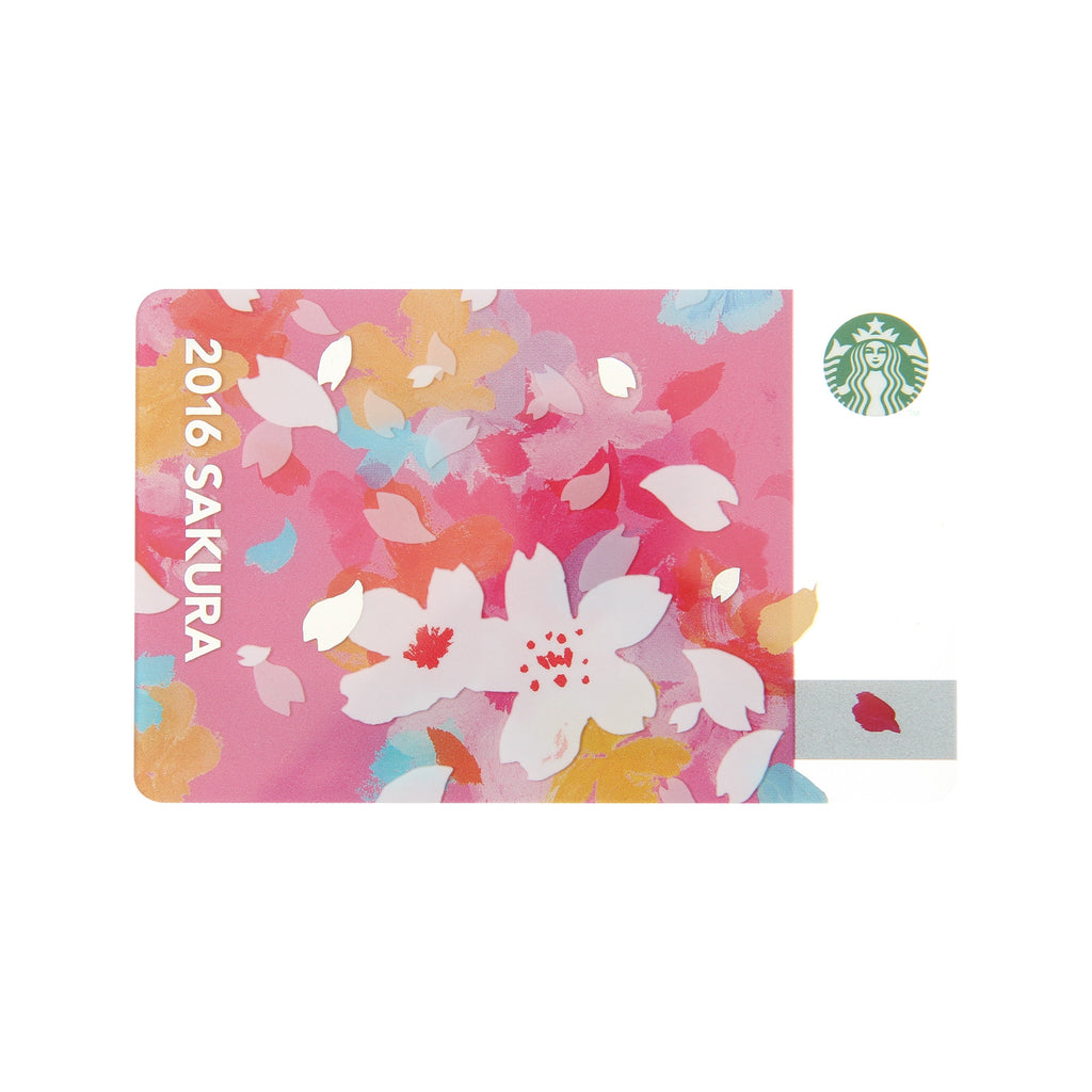 Starbucks Japan SAKURA 2016 Cheery Gift Card w/ sleeve
