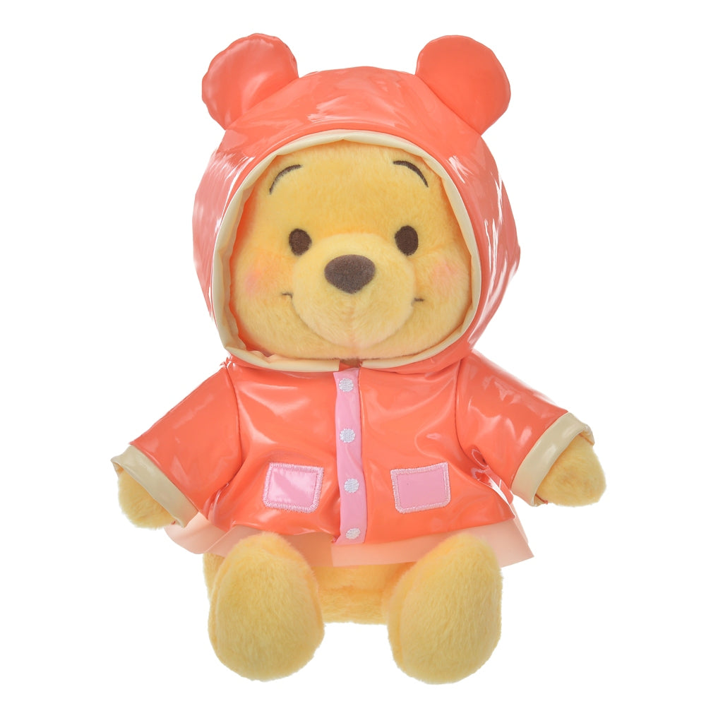 Winnie the Pooh Plush Doll Rain Style Disney Store Japan