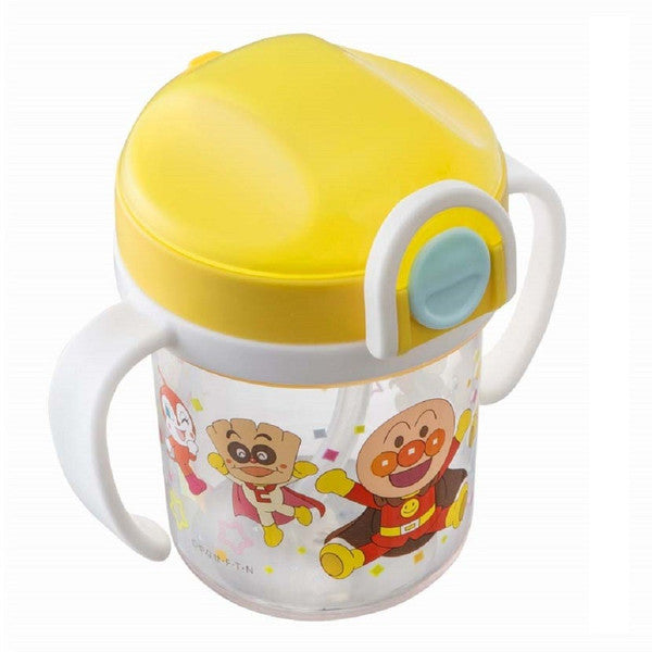 Anpanman Baby Clear Straw Mug Cup 200ml Japan Kids KK-307