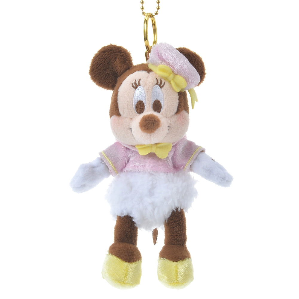 Minnie Plush Keychain Pastel Sailor Disney Store Japan