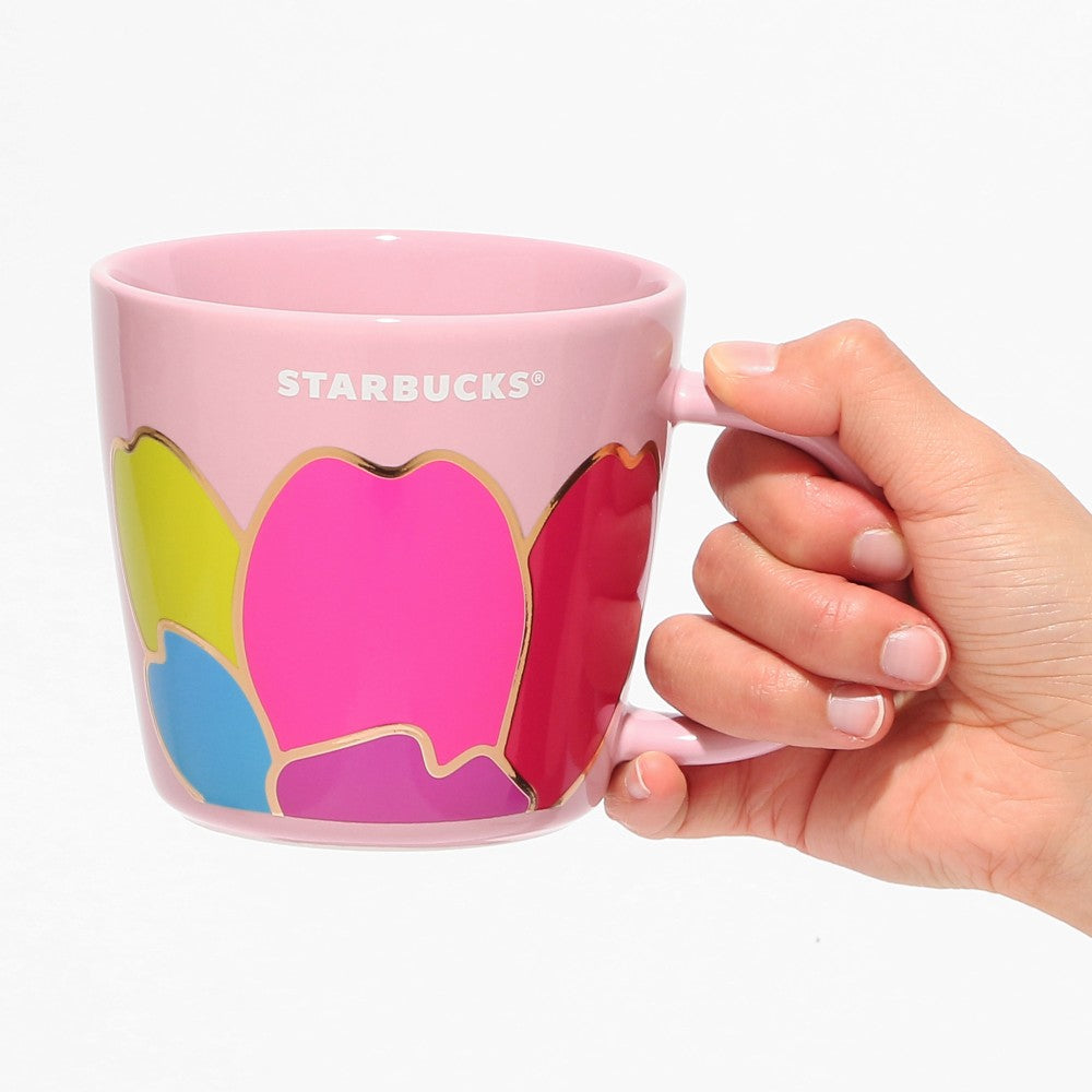 Starbucks Japan SAKURA 2024 Mug Cup Colorful Petal 355ml