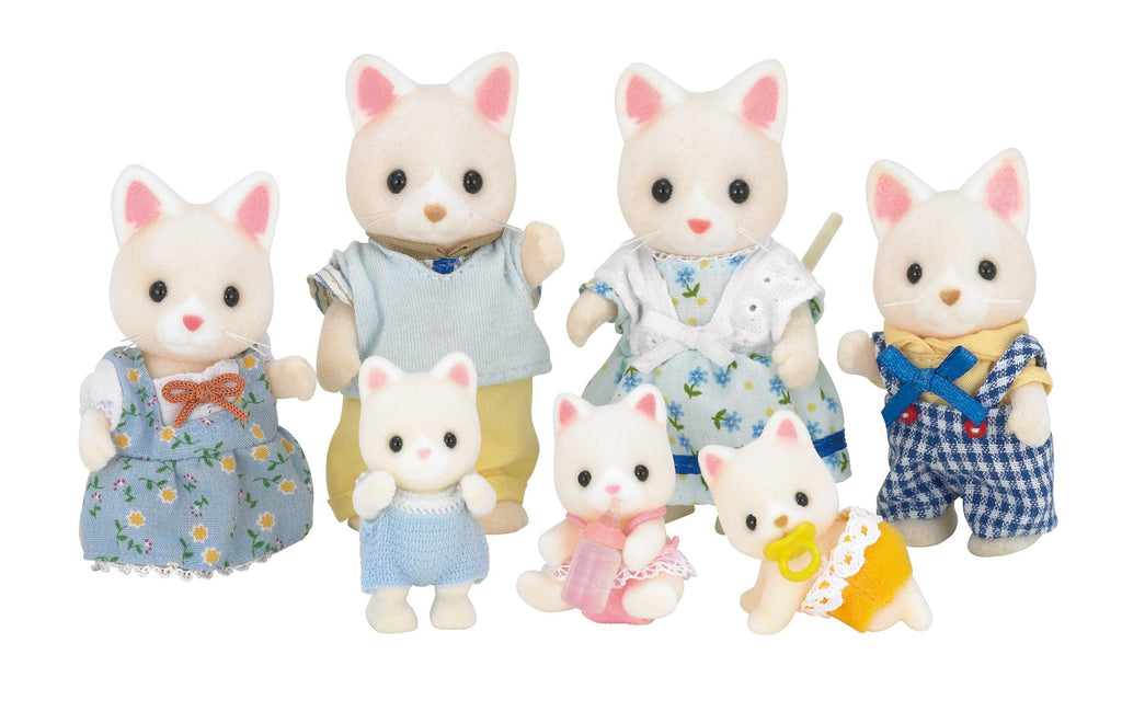 Silk Cat Family FS-12 Sylvanian Families Japan Calico Critters