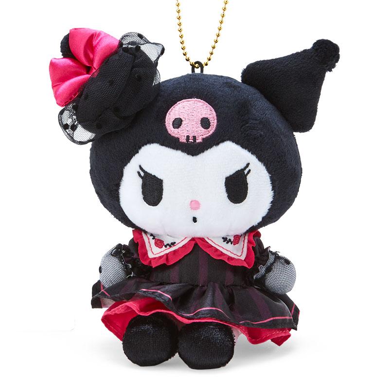 Kuromi Plush Mascot Holder Keychain Delusion Lady Sanrio Japan