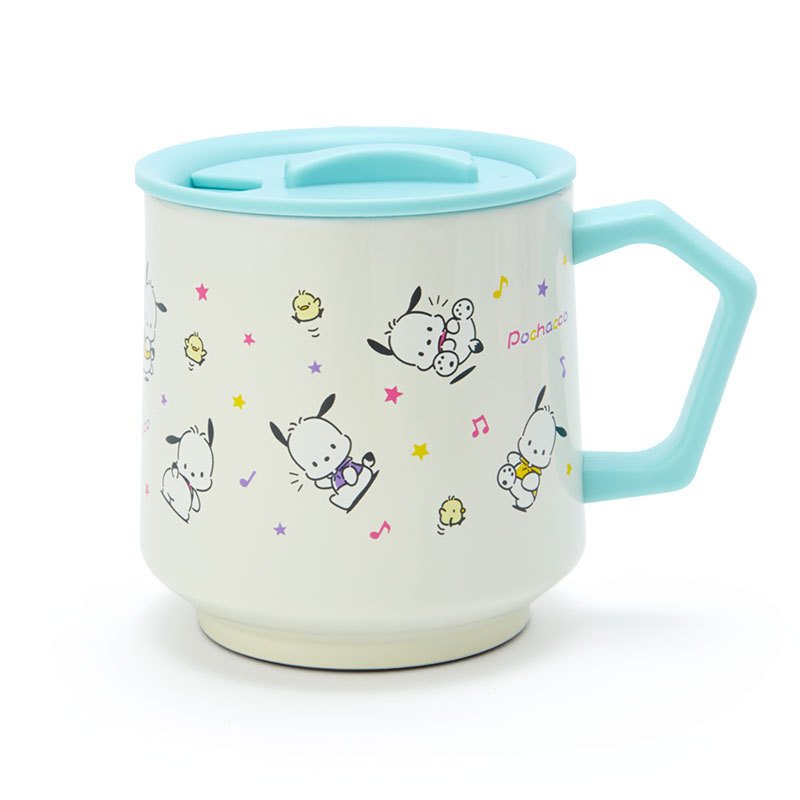 Pochacco Stainless Mug Cup with Lid 350ml Sanrio Japan