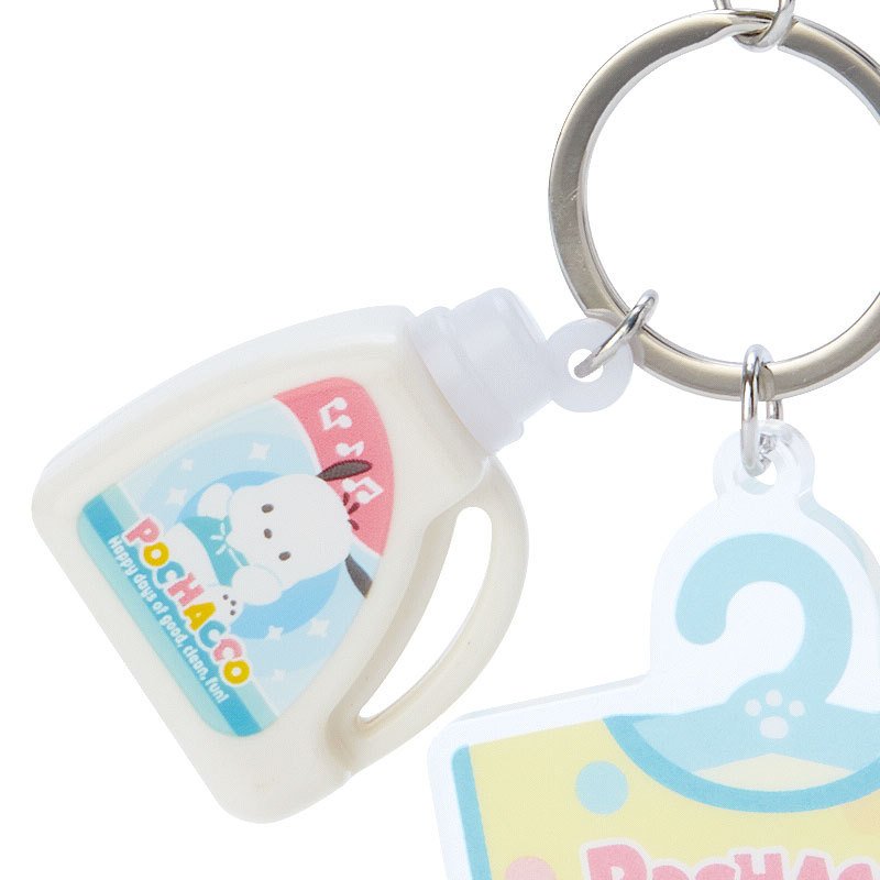 Pochacco Keychain Key Holder Laundry Weather Sanrio Japan