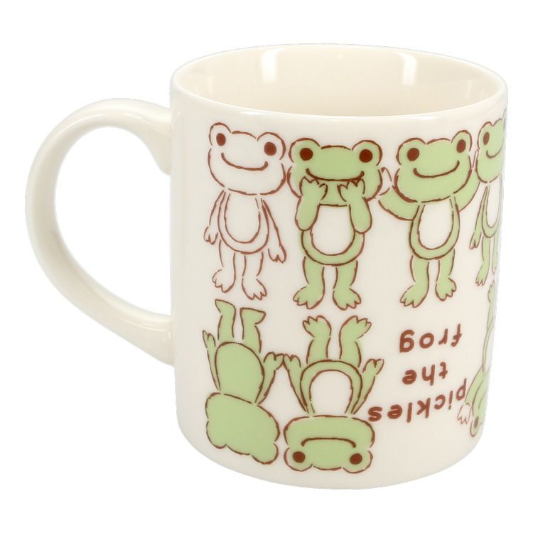 Pickles the Frog Mug Cup Side by Side Japan