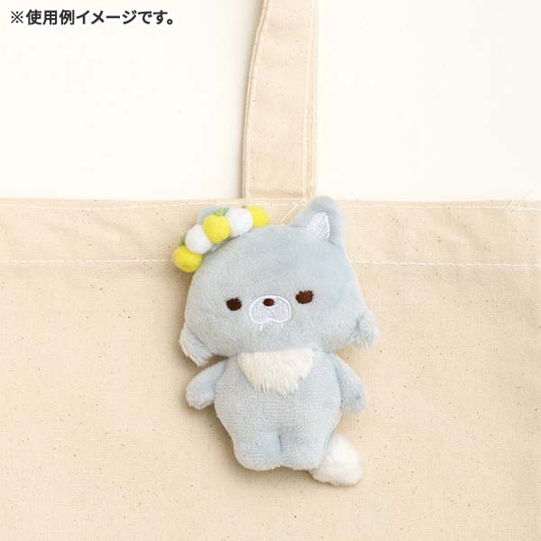 Blue Wolf Plush Doll Badge San-X Japan Rilakkuma Limit