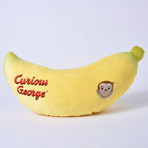 Curious George Cushion Banana Animation Japan K-7641