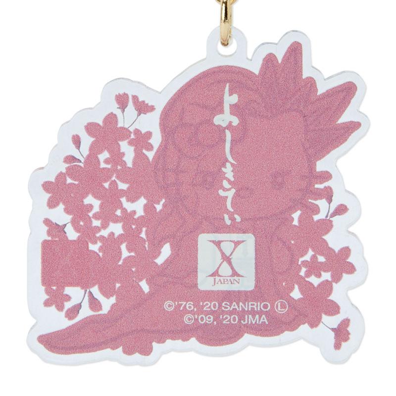 yoshikitty Acrylic Keychain Key Holder Sakura Sanrio Japan YOSHIKI Hello Kitty