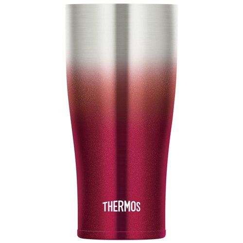 Vacuum double structure Stainless Tumbler 420ml Sparkling Red Thermos Japan