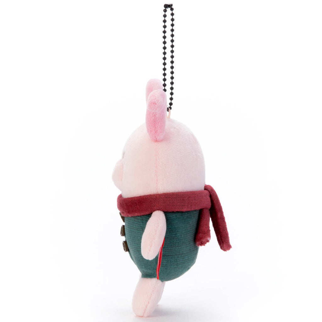 Piglet Plush Keychain Christopher Robin Mocchi-Mocchi- Disney Takara Tomy Japan