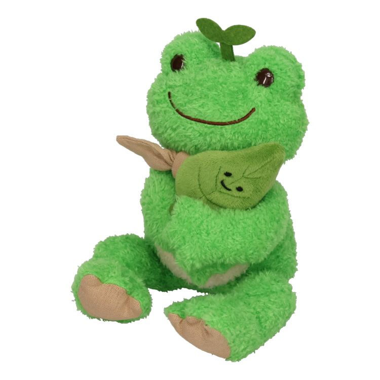 Pickles the Frog Bean Doll Plush Earth Leaf Japan