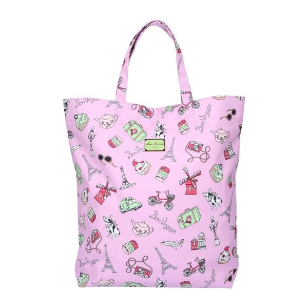 Tote Bag L Bon Voyage Pink Laduree Japan
