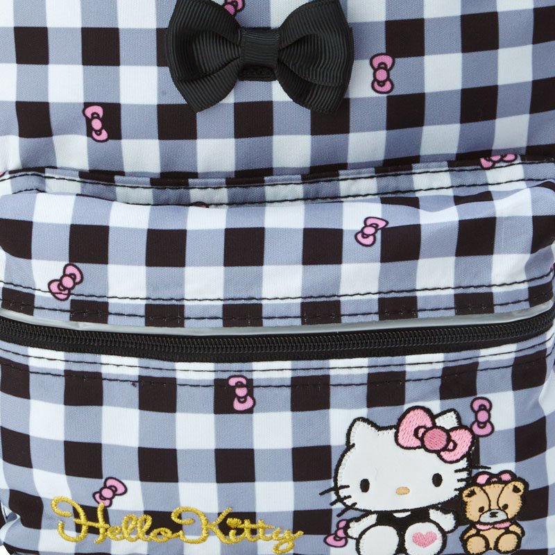 Hello Kitty Kids Backpack SS Plaid Sanrio Japan