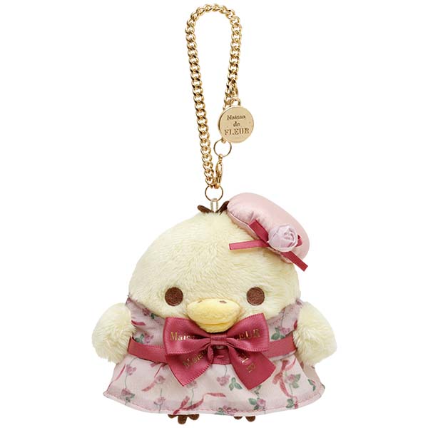 Kiiroitori Yellow Chick Keychain Bag Charm Maison de FLEUR San-X Japan Rilakkuma