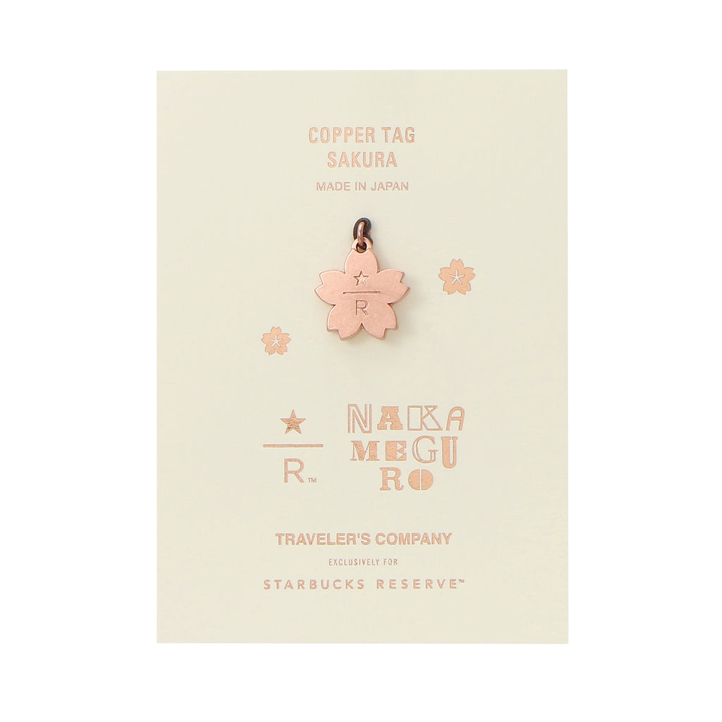 STARBUCKS RESERVE ROASTERY Copper tag Sakura Traveler's Notebook Japan
