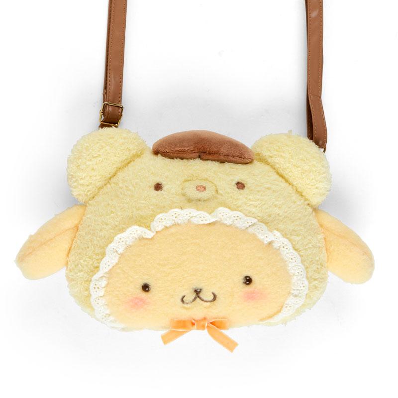 Pom Pom Purin 2WAY Plush Pochette Bag Latte Bear Baby Sanrio Japan 2023