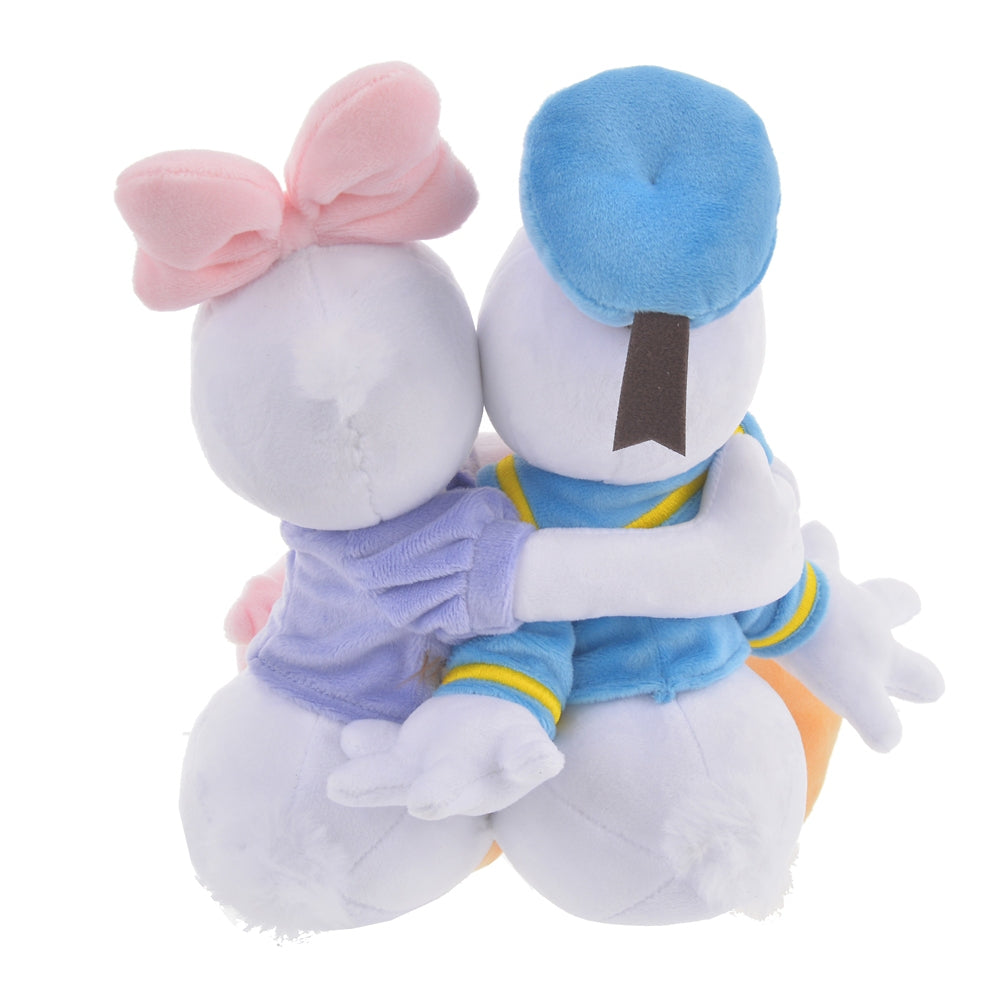 Daisy & Donald Plush Doll Happy Hug Disney Store Japan