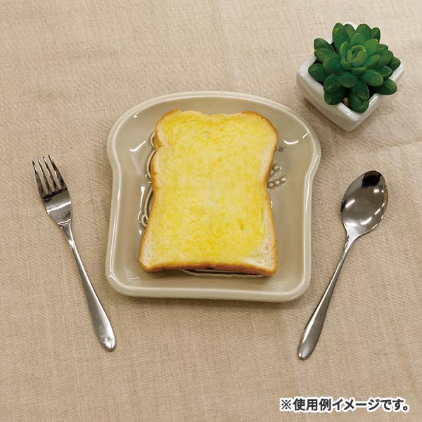 Rilakkuma Pottery Toast Plate San-X Japan 2023
