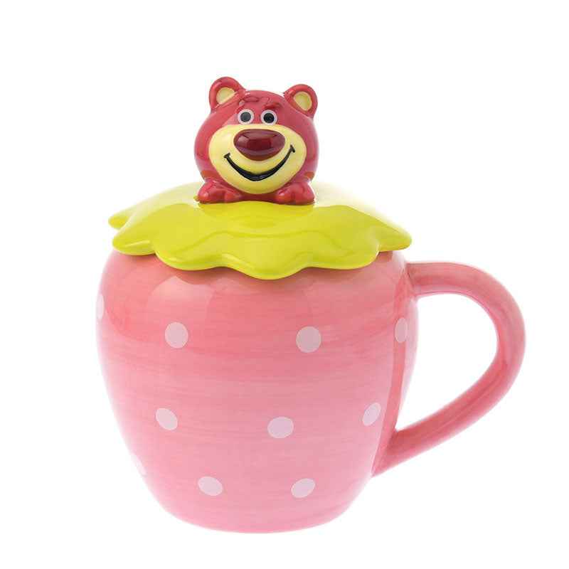 Toy Story LOTS O HUGGIN Bear Mug Cup Strawberry Disney Store Japan