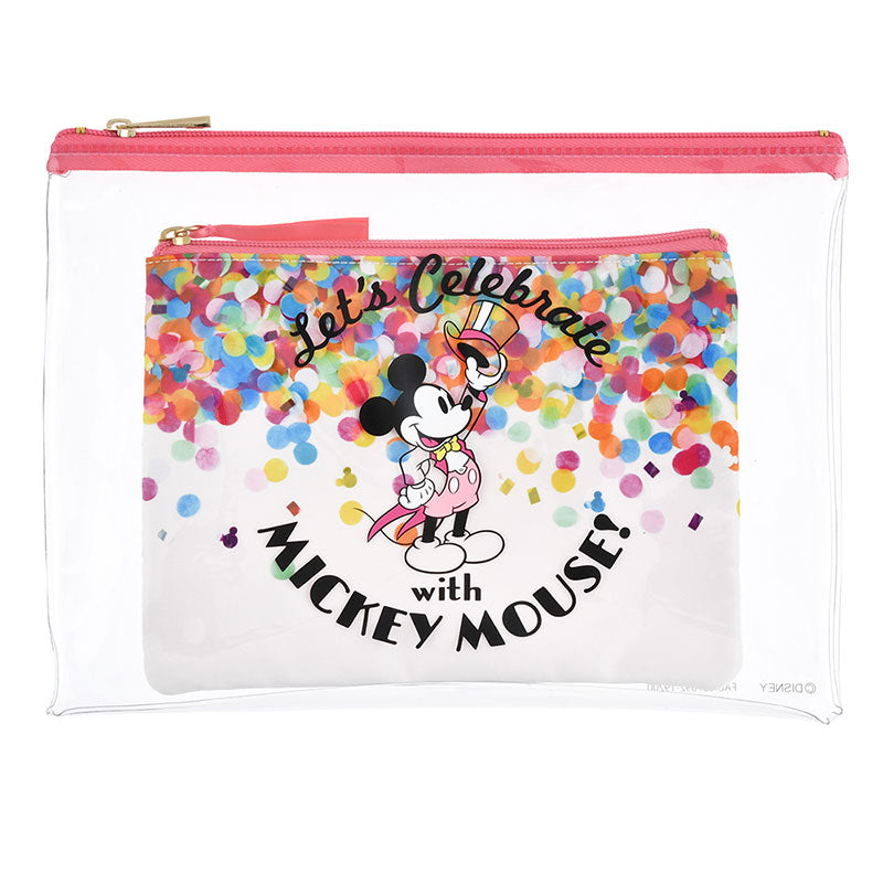 Flat Pouch Let's Celebrate with Mickey Mouse 2020 Disney Store Japan New Year