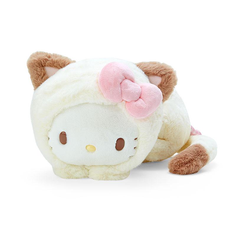Hello Kitty Plush Cushion Healing Cat Sanrio Japan