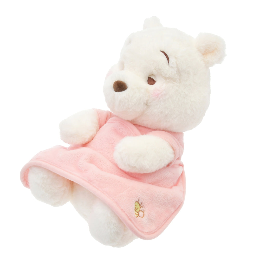 Winnie the Pooh Plush Doll M Pink White Pooh Disney Store Japan 2023 Limit