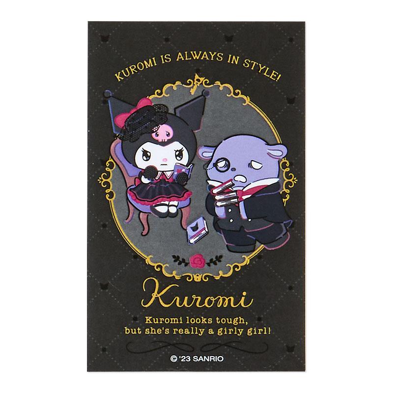 Kuromi & Baku Sticker with Case holder Delusion Lady Sanrio Japan
