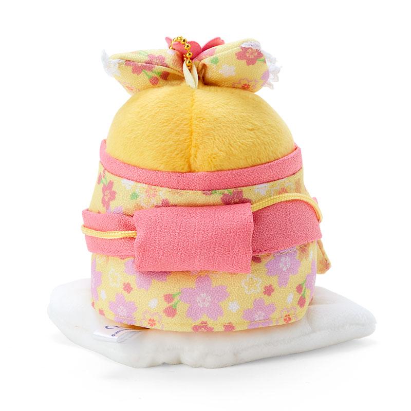 Gudetama Egg Plush Mascot Holder Keychain Kimono Sakura Sanrio Japan 2024
