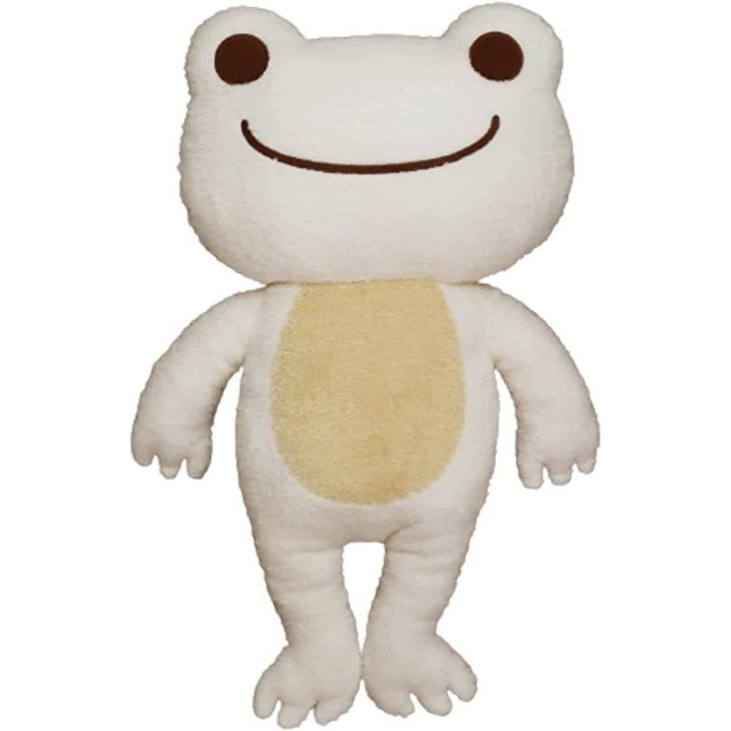 Pickles the Frog Plush Doll RE:NEWOOL BIG Off White Japan