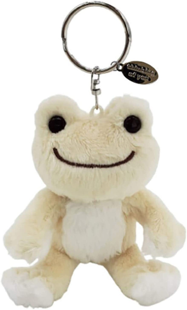Pickles the Frog Petit Fluffy Keychain Key Holder Off White Japan