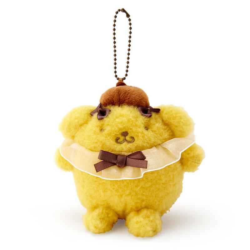 Pom Pom Purin Plush Mascot Holder Keychain Soft Honwari Sanrio Japan