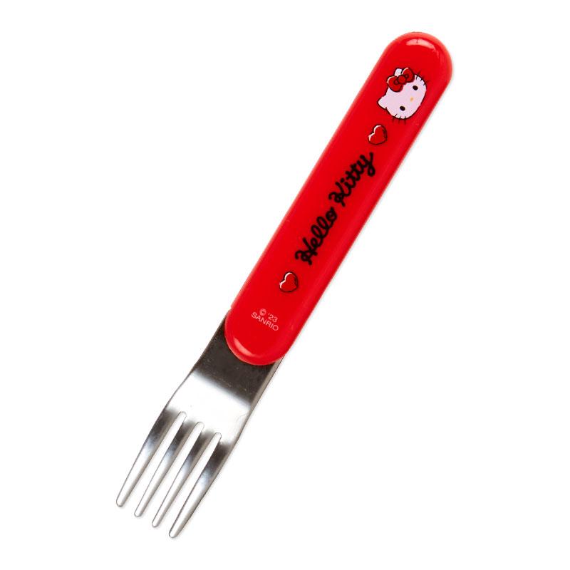 Hello Kitty Lunch Trio Cutlery Fork Spoon Chopsticks Relief Sanrio Japan 2023