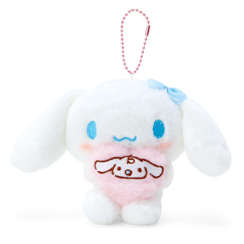 Cinnamoroll Plush Mascot Holder Keychain Heart Sanrio Japan