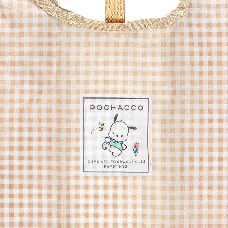 Pochacco Eco Shopping Tote Bag S Plaid Sanrio Japan