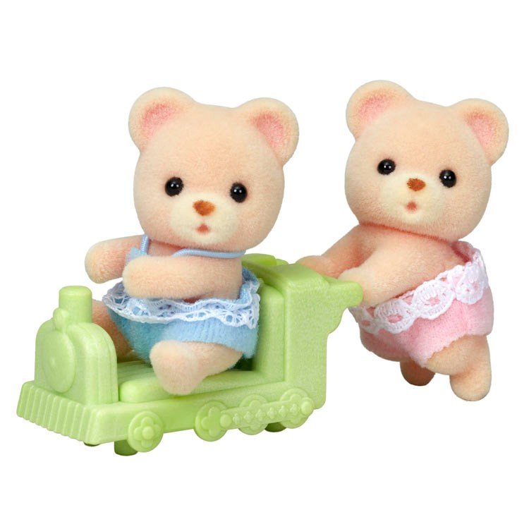 Sylvanian Families Bear Baby Twins Doll Set KU-69 EPOCH Japan
