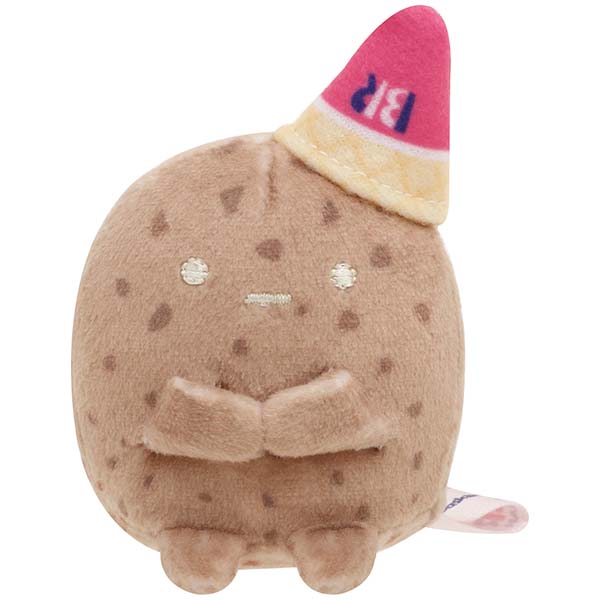 Sumikko Gurashi Black Tapioca Chocolate Tenori Plush 31 Ice Cream San-X Japan